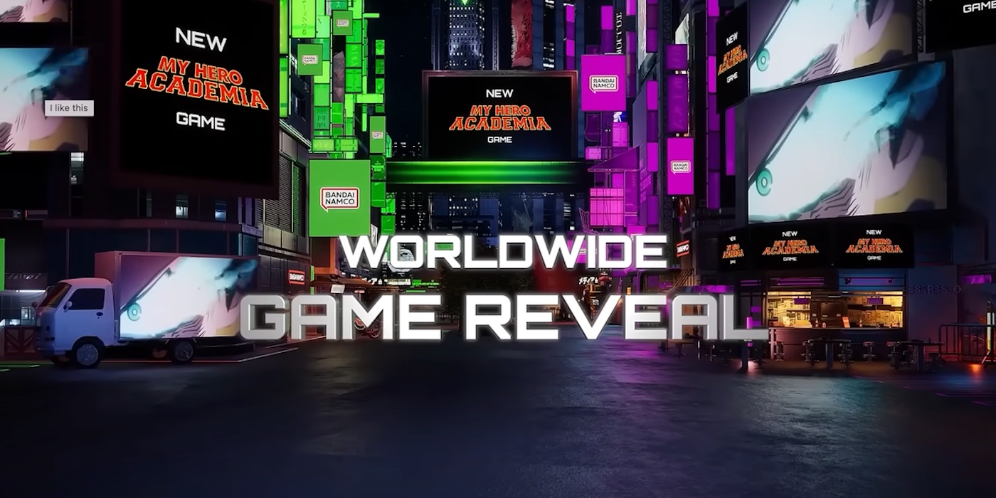 A street with neon lights and signs