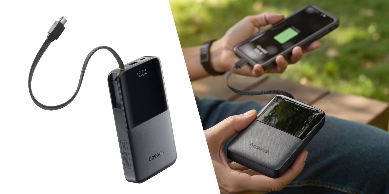 A person holding a phone