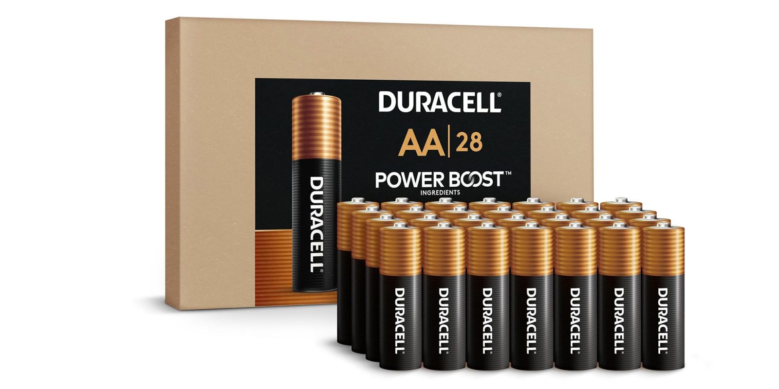 A group of batteries in a box