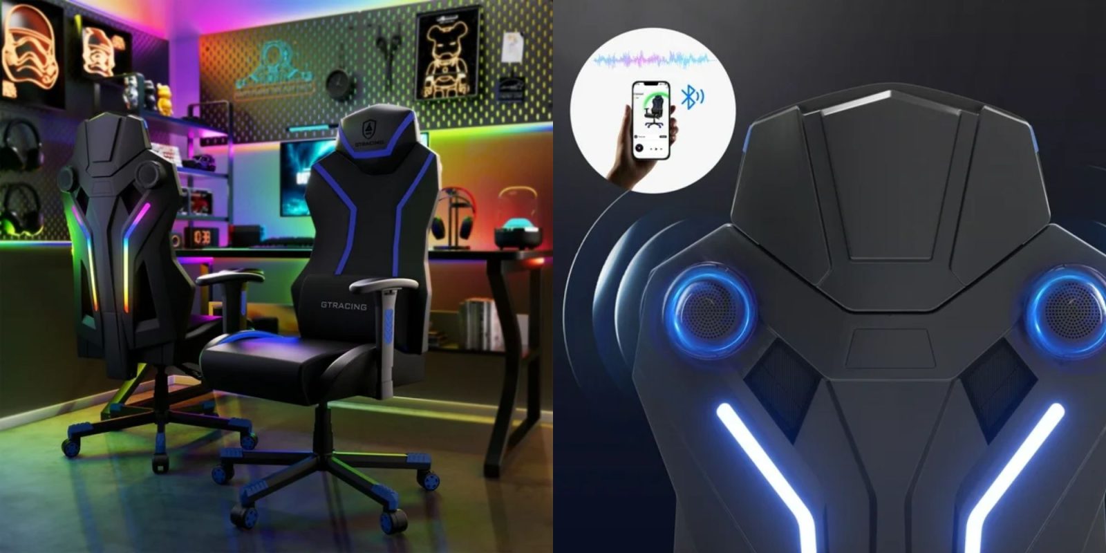 Image showing renders of GTRacing's LUFT 600 gaming chair.