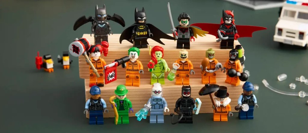 A group of lego figures