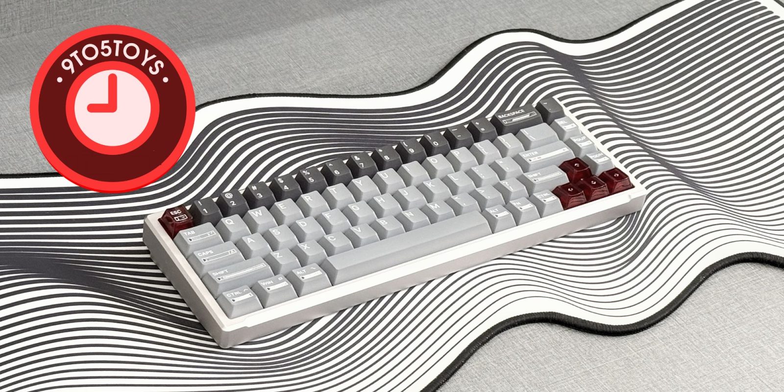 Image showing a mechanical keyboard on a desk.