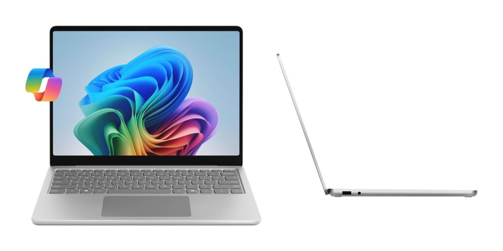 Image showing renders of Microsoft's Smurface Edition laptop.