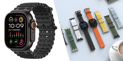 A close up of a watch