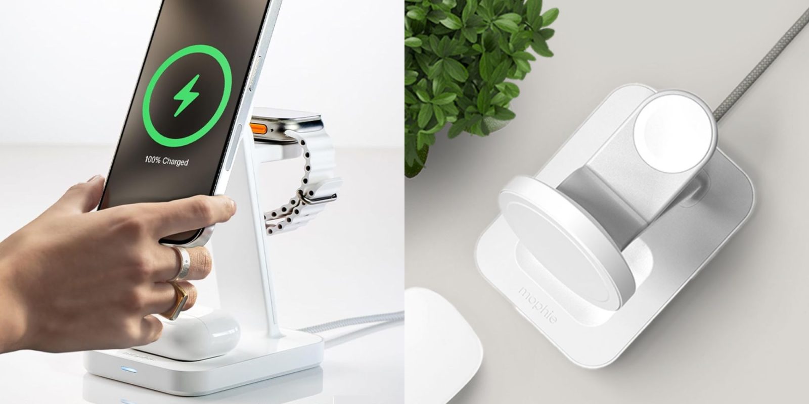 Image showing renders of Mophie's Snap+ 3-in-1 charging station.