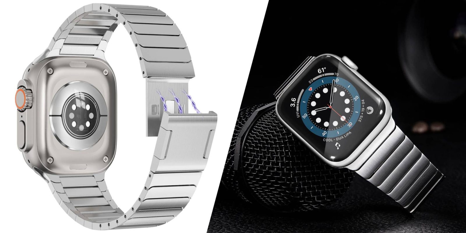 A close up of a watch