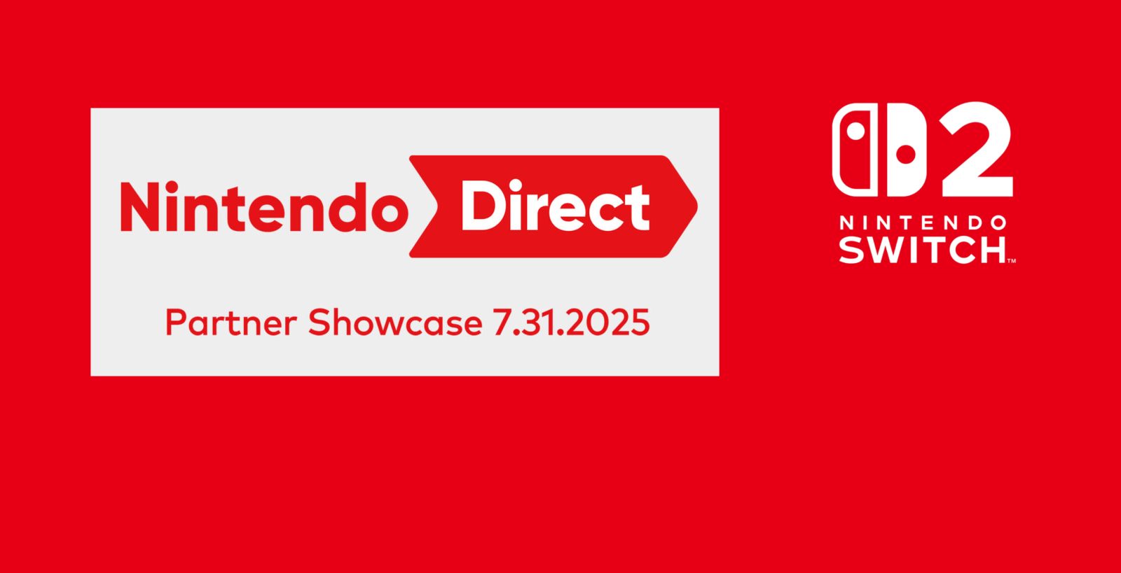 A red and white sign