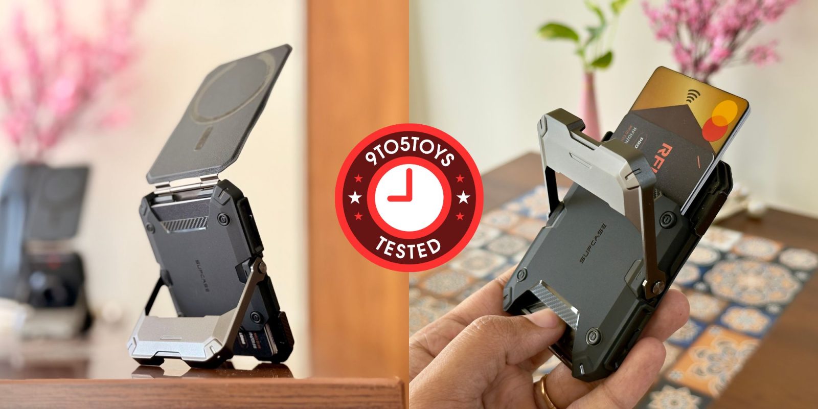 A hand holding a device