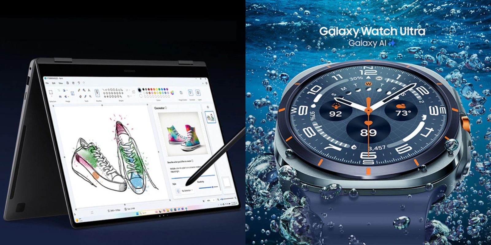 A laptop and a watch