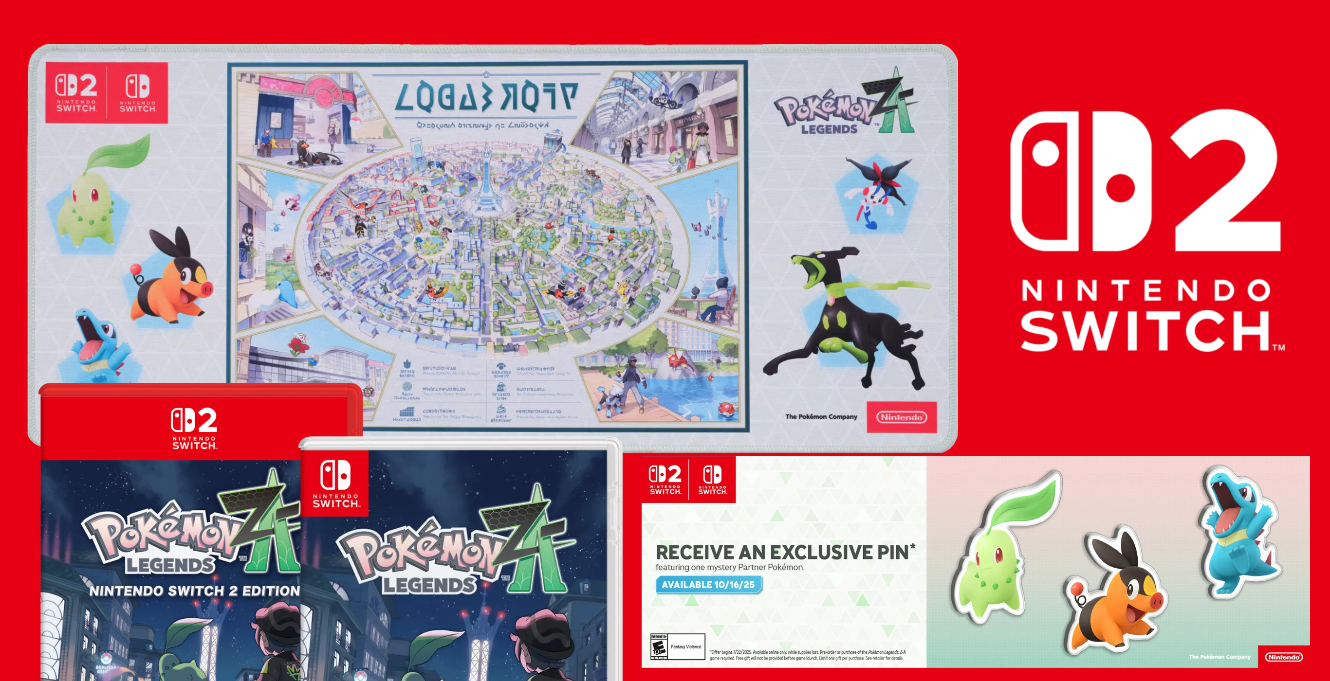 What are the Pokémon Legends Z-A pre-order bonuses?