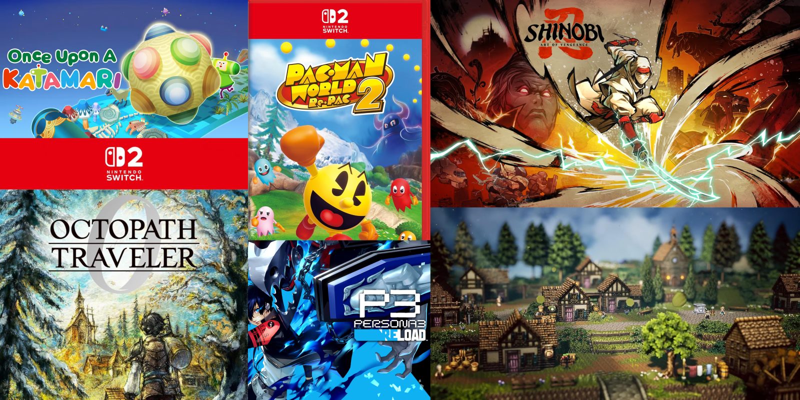 A collage of video game covers