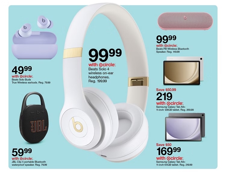 A advertisement for a headphones