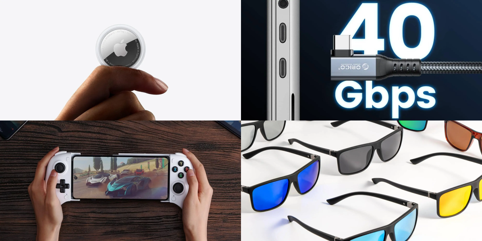 A collage of different gadgets