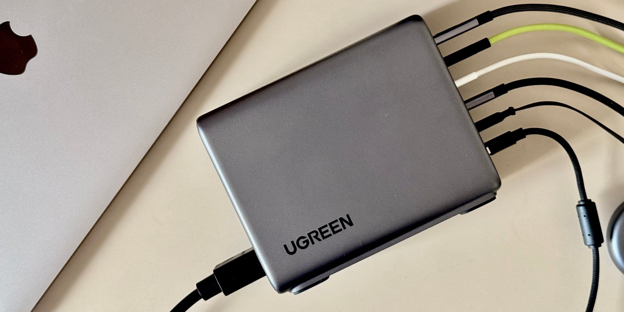 UGREEN Nexode 500W type-c 5ポート+USB-A充電器 UGreen's new 500W GaN charger can power five laptops at once