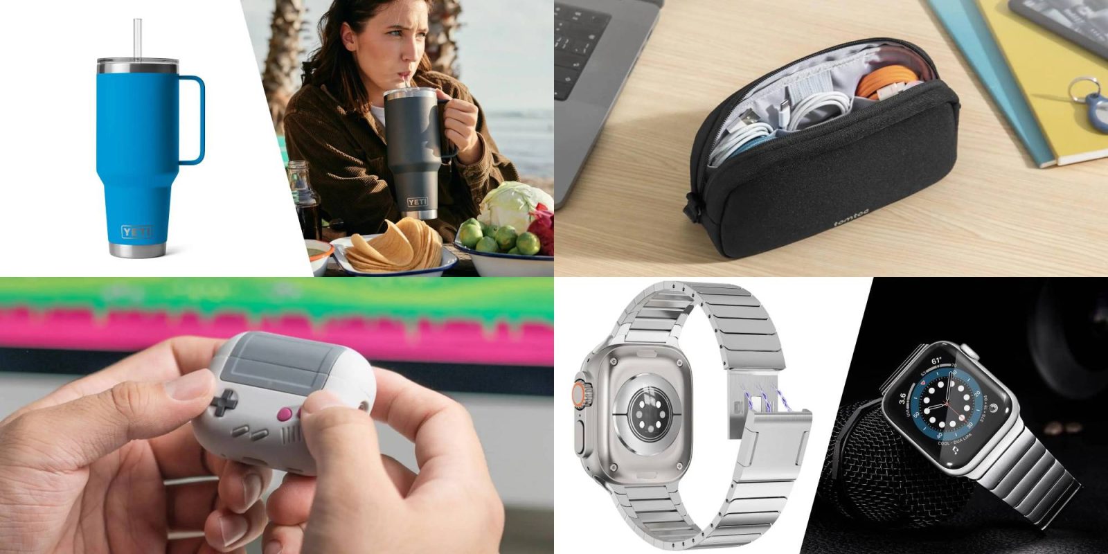 A collage of different objects