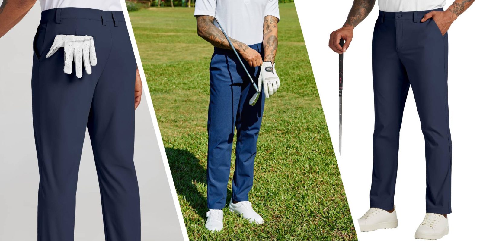 A man holding a golf club