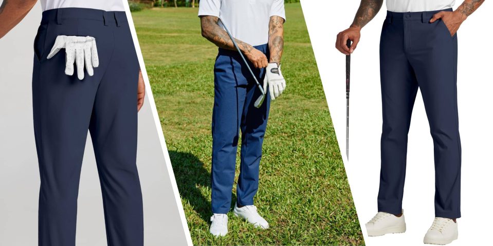 A man holding a golf club