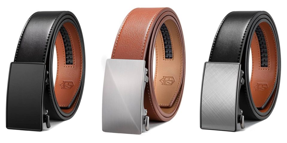 A close up of belts