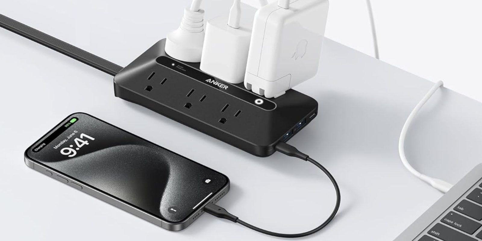 Image showing Anker's 10-in-1 USB-C power strip.