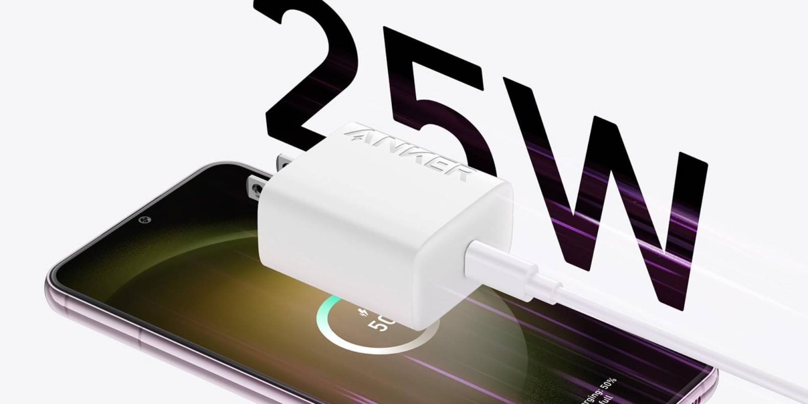 A phone with a charger plugged into it