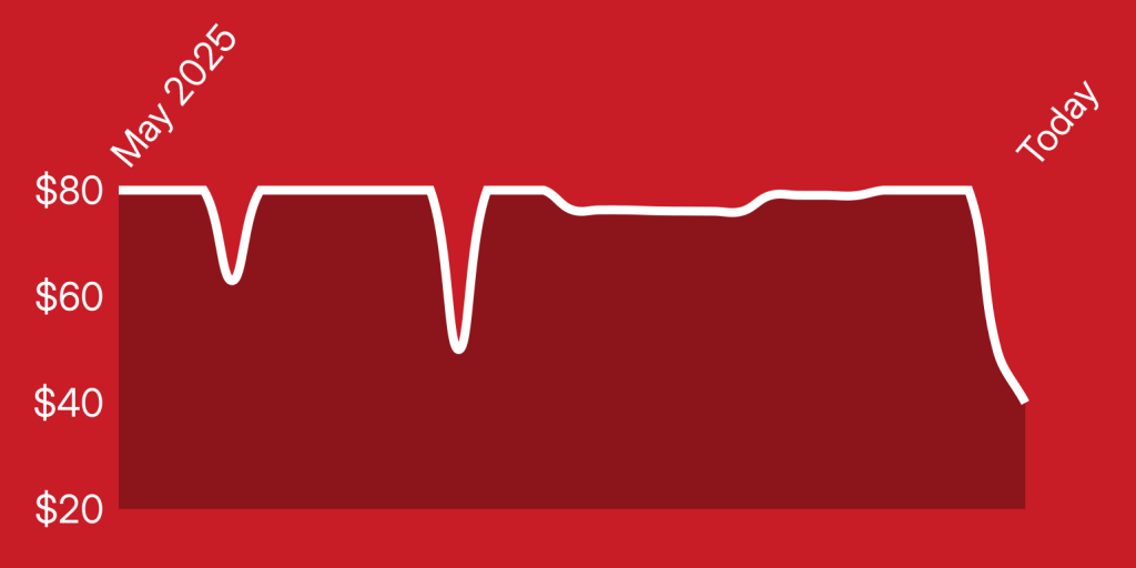 A line drawing of a heart beat