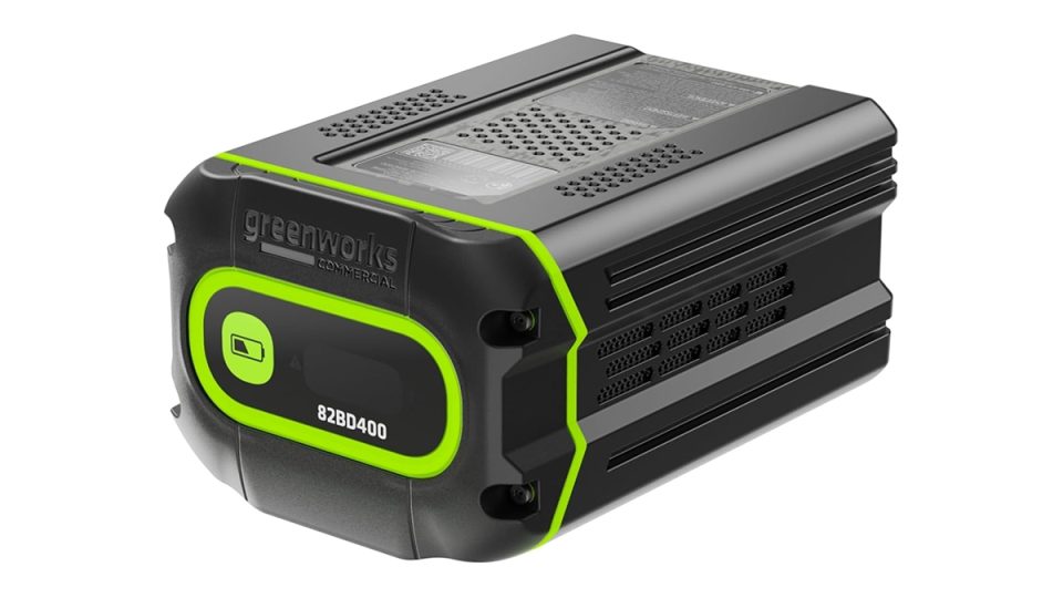 A black and green electronic device