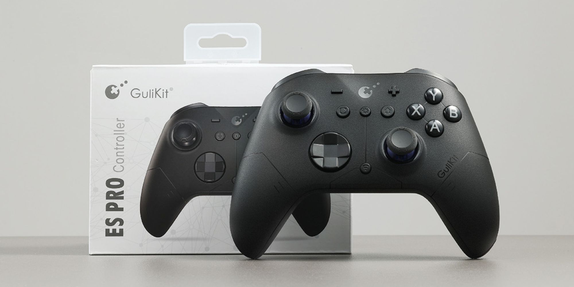 GuliKit ES Pro Controller Wireless Per PC/Switch 2 – TMR Joystick Anti-drift, 950mAh, Hyperlink, Bianco