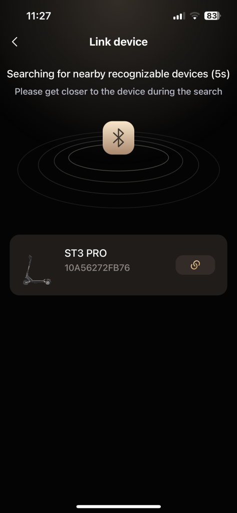 A screenshot of a device