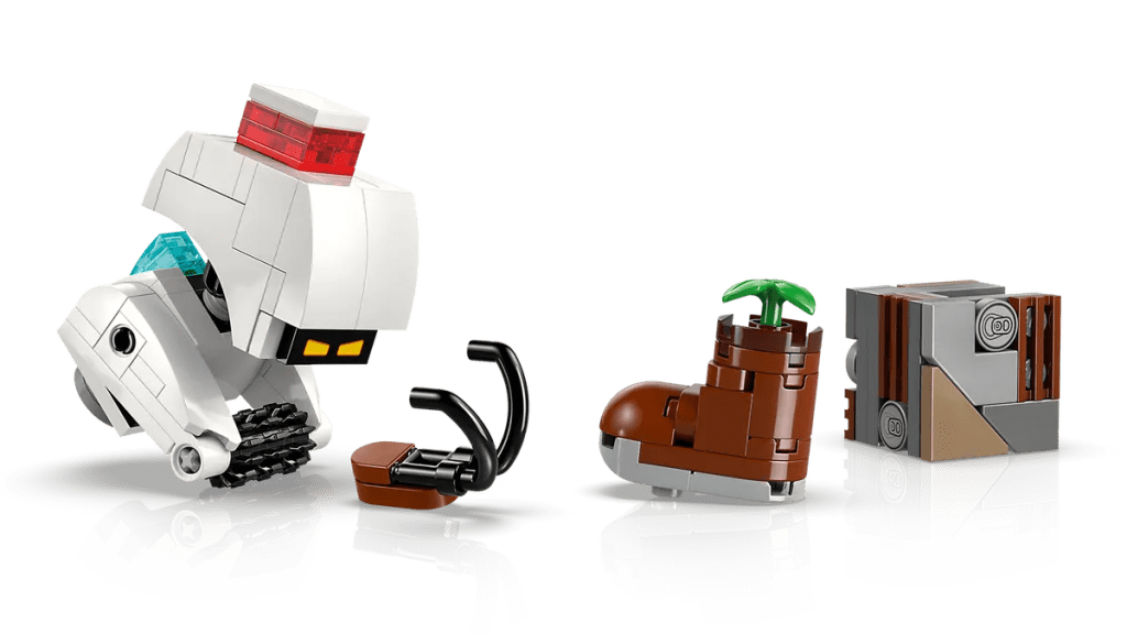 A group of lego toys