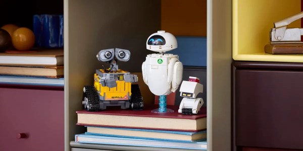 A group of toys on books