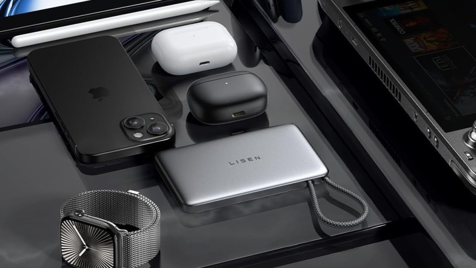 A group of electronic devices on a table