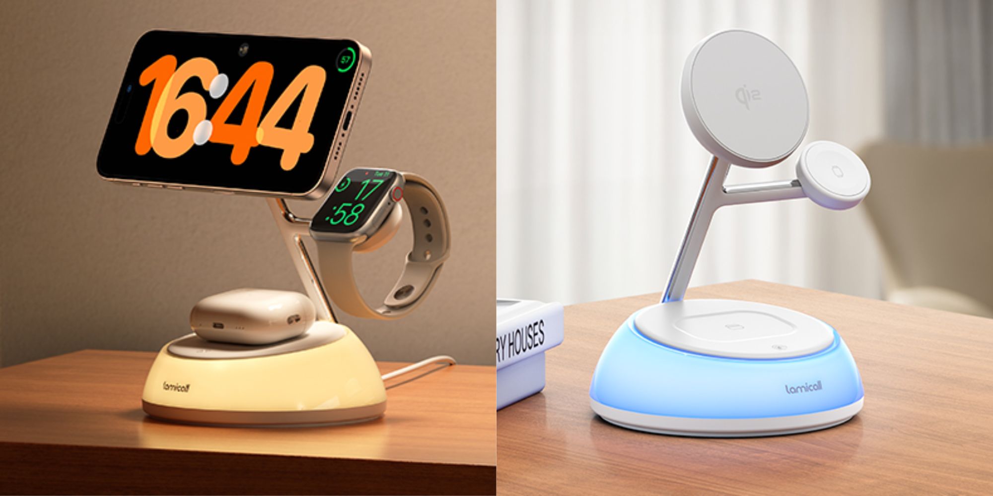 A two devices on a table