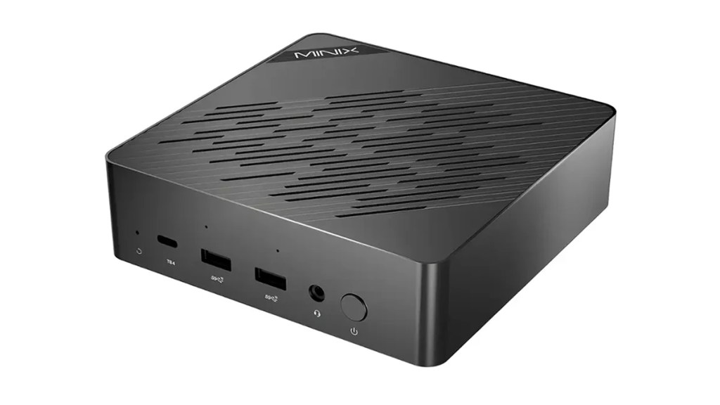 A black box with ports