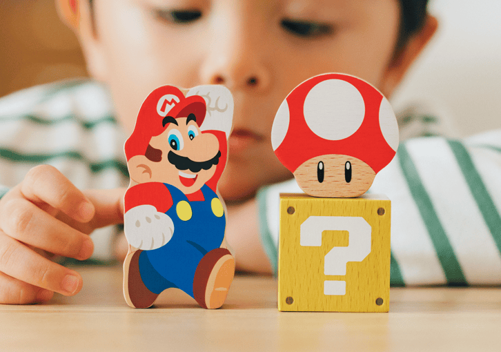 A child playing with a toy