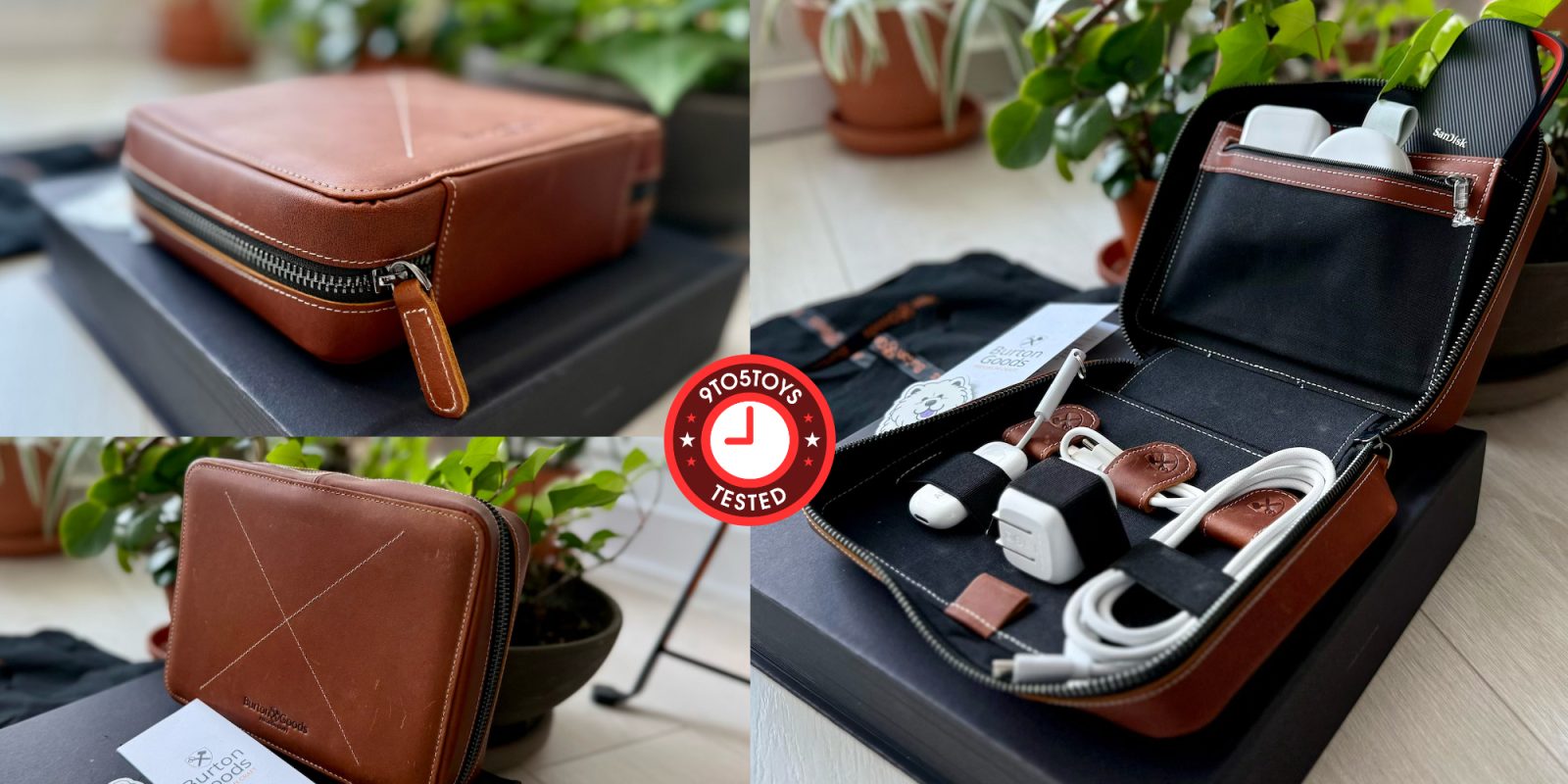 New Burton Goods leather organizer case-review