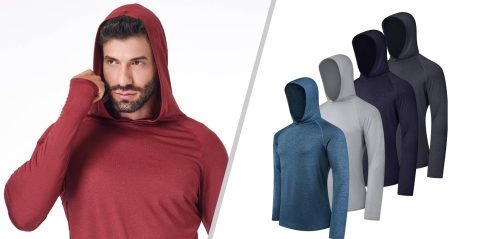 A man wearing a hoodie