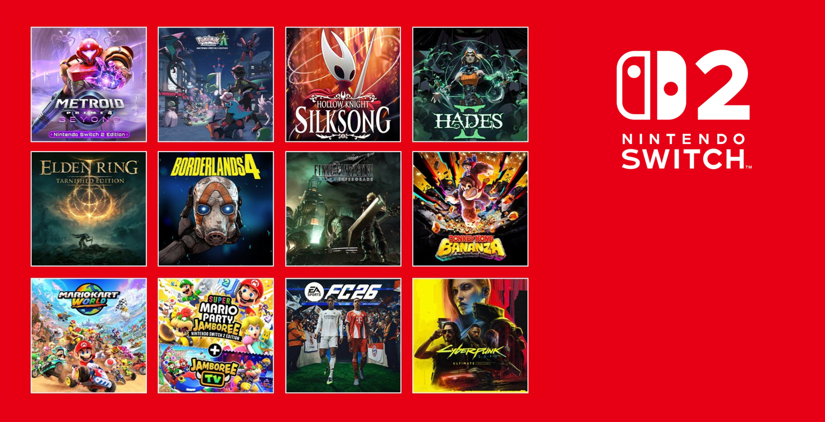 A collage of video game covers