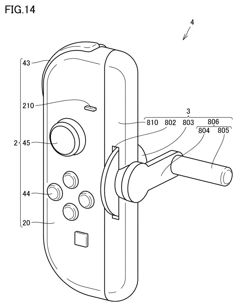 A drawing of a device