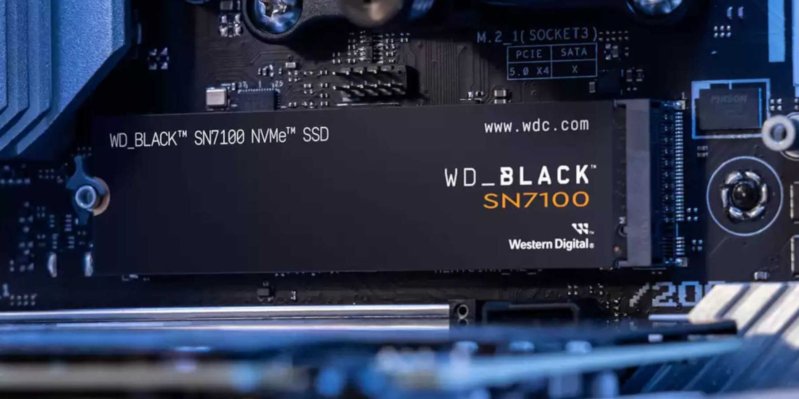 Image showing WD_BLACK SN7100 SSD.