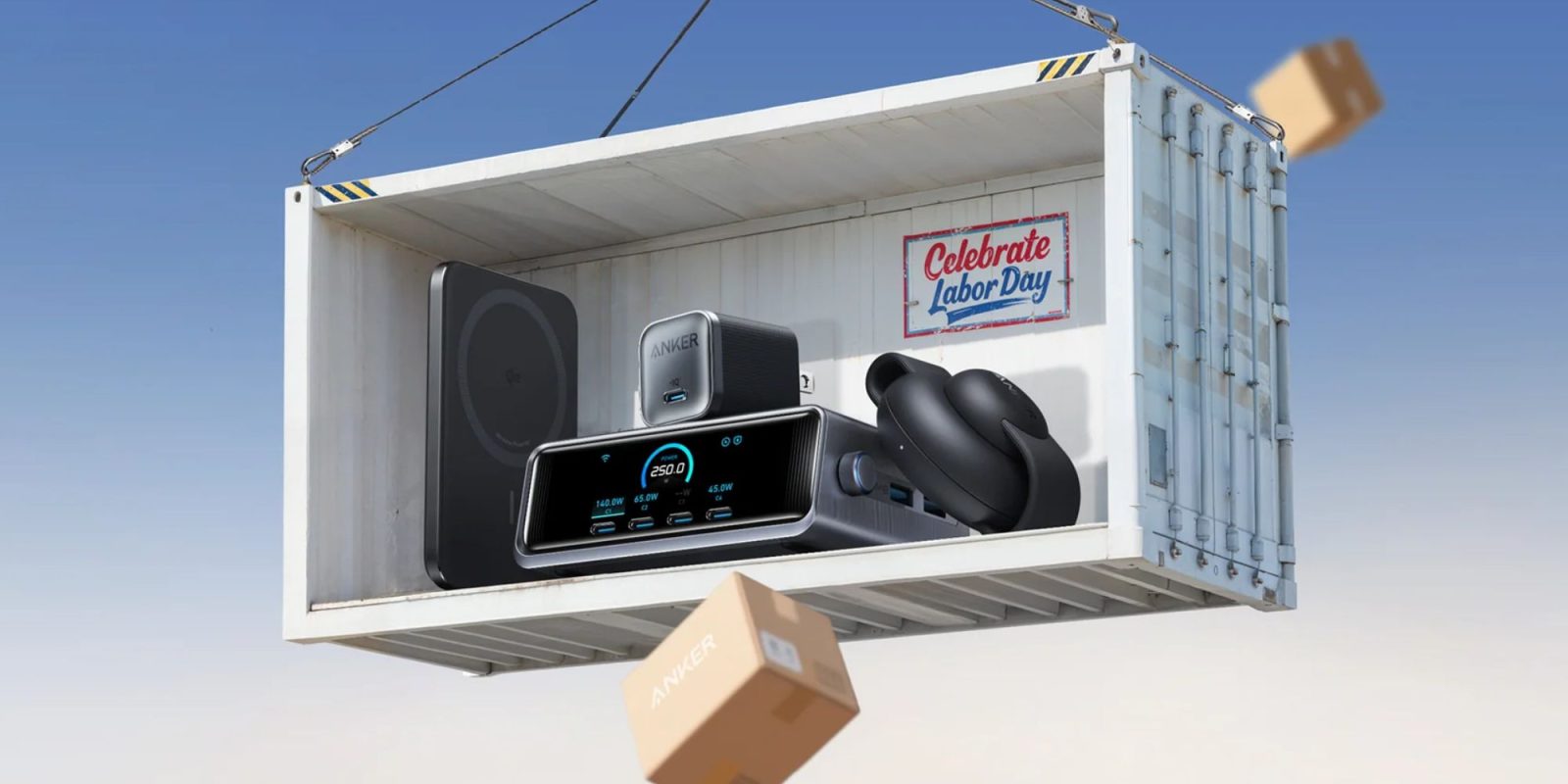 Image showing a promo image of Anker's 2025 Labor Day sale.