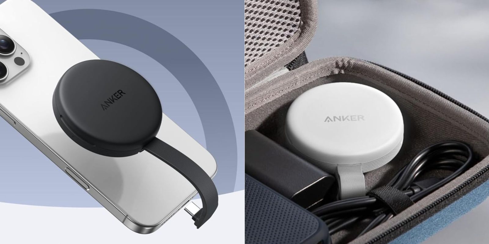 Image showing renders of Anker's MagGo SD card reader.