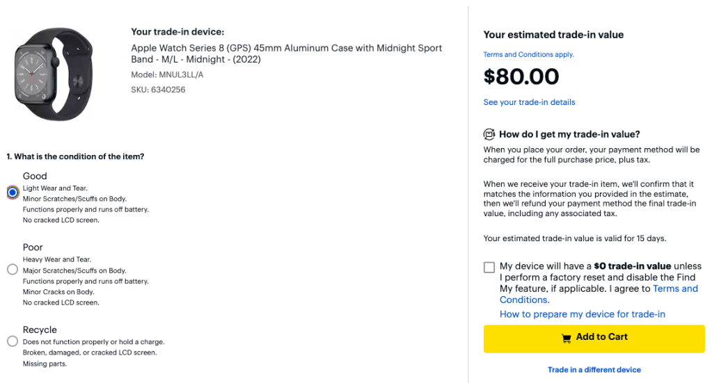 A screenshot of a device