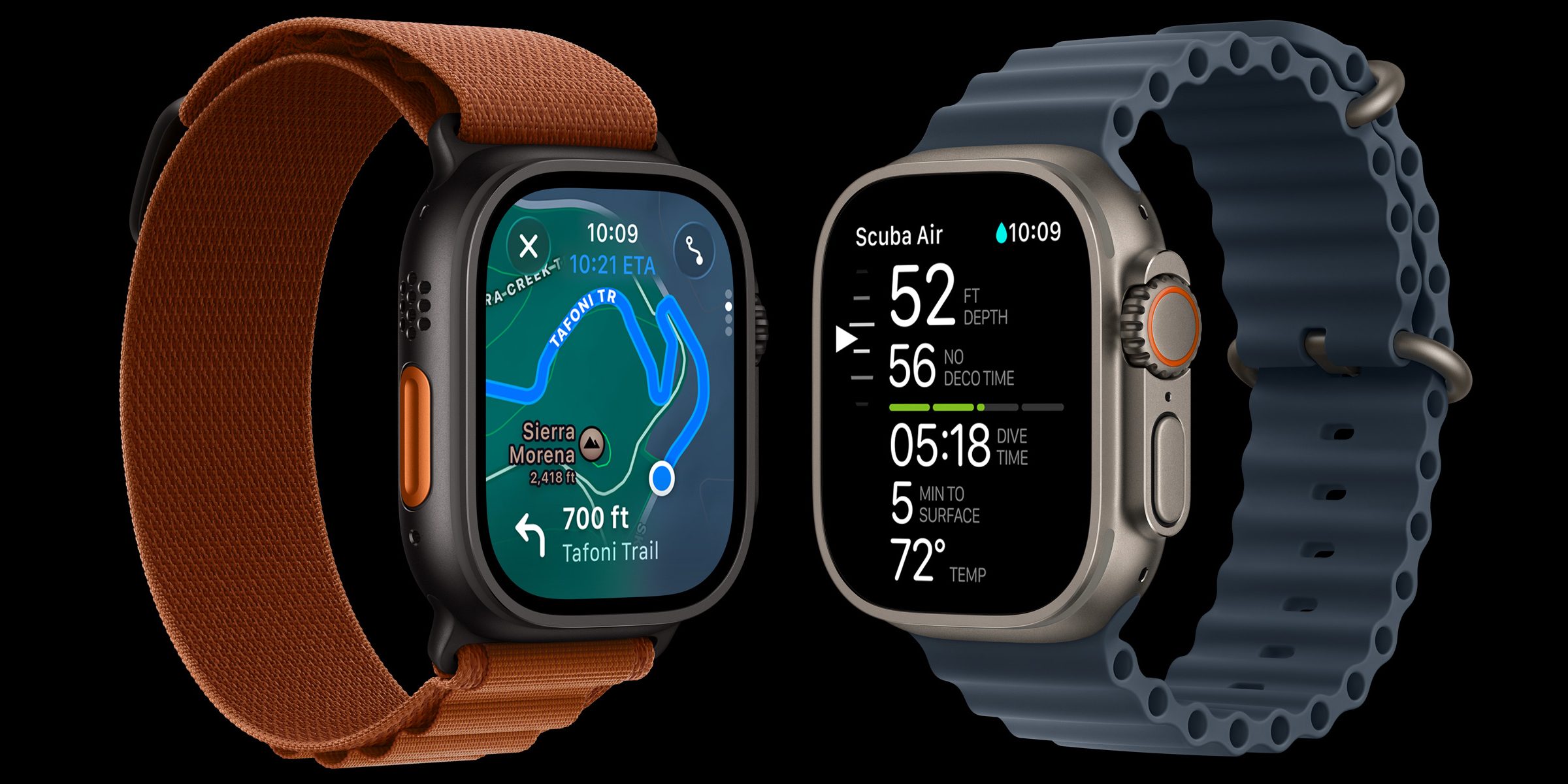 Natural Apple Watch Ultra 3 with new Anchor Blue Ocean Band now 