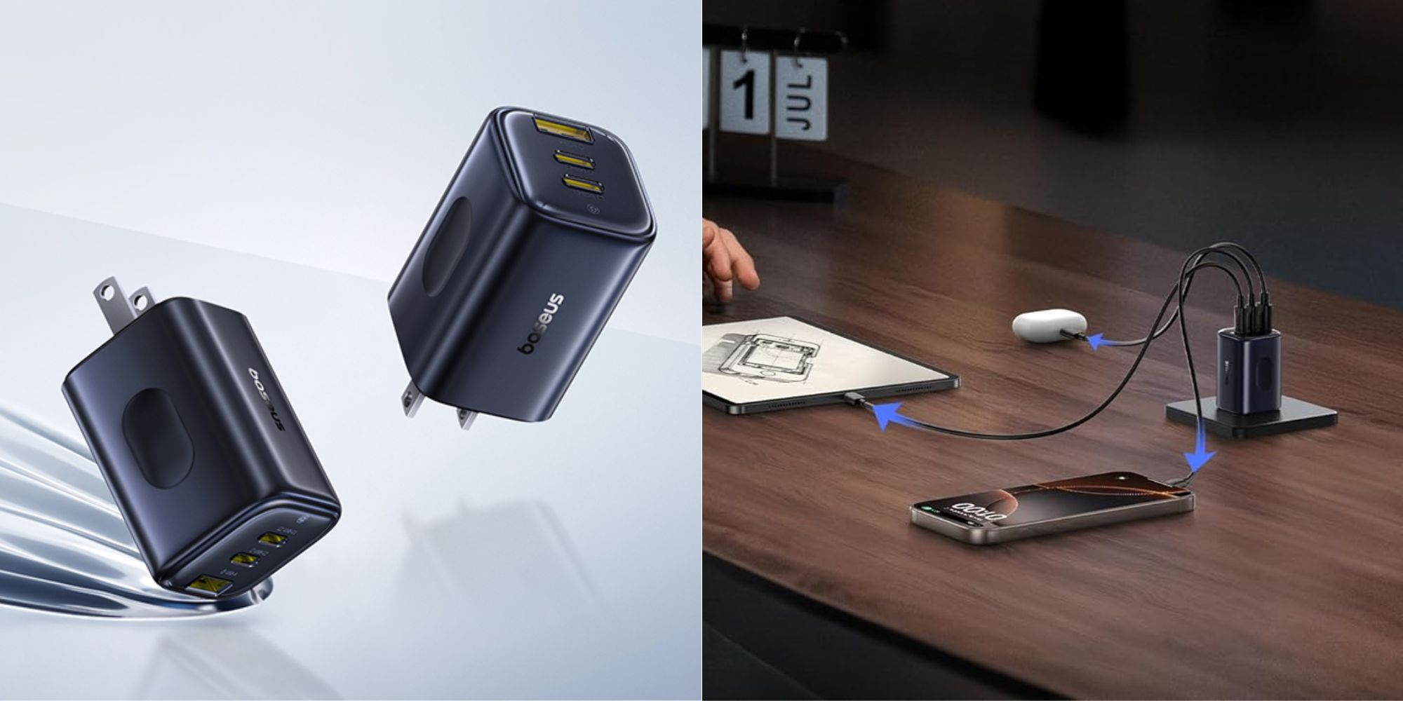 Image showing renders of Baseus' 67W Picogo charger.