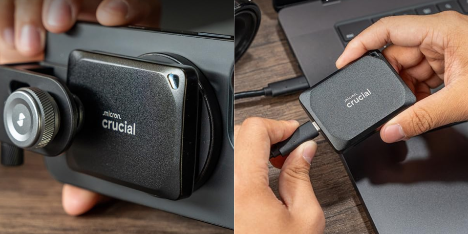 Image showing renders of Crucial's X10 Pro SSD.