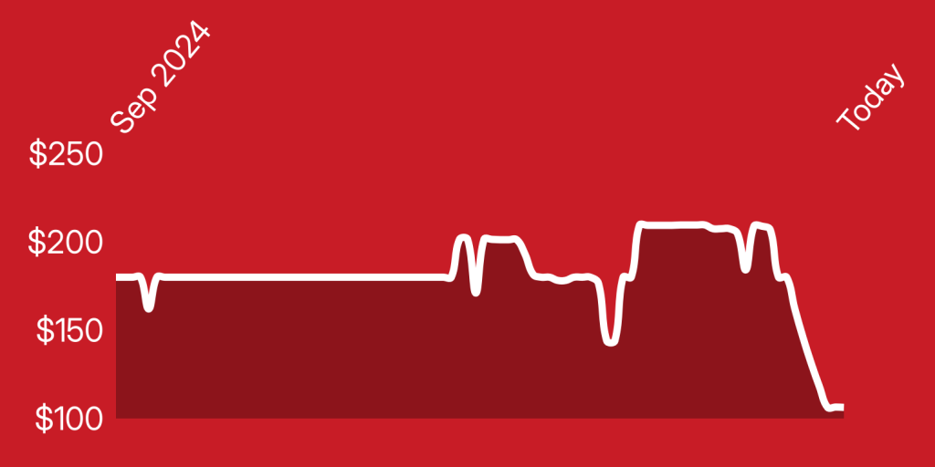 A line of a heartbeat