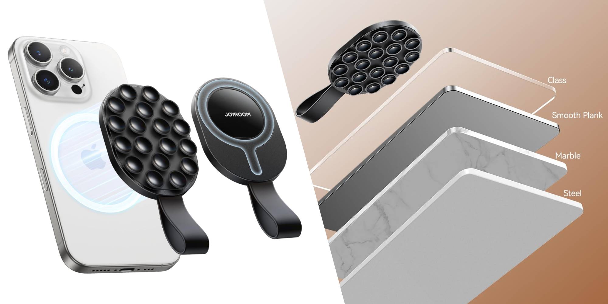 This MagSafe suction cup mount gets your iPhone on everything from