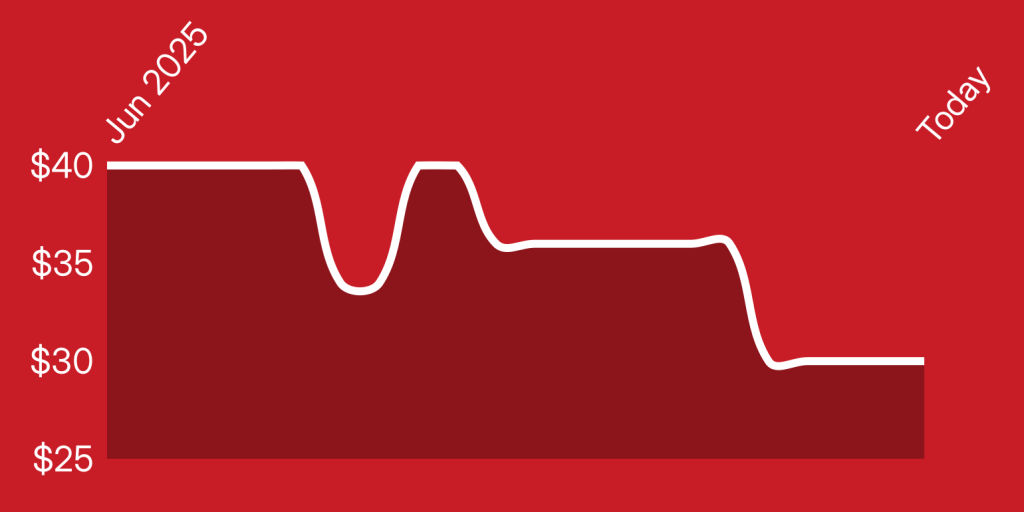 A line of a heartbeat