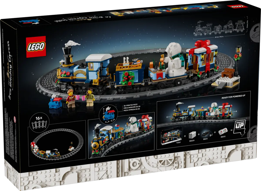A box of lego train for LEGO Winter Village