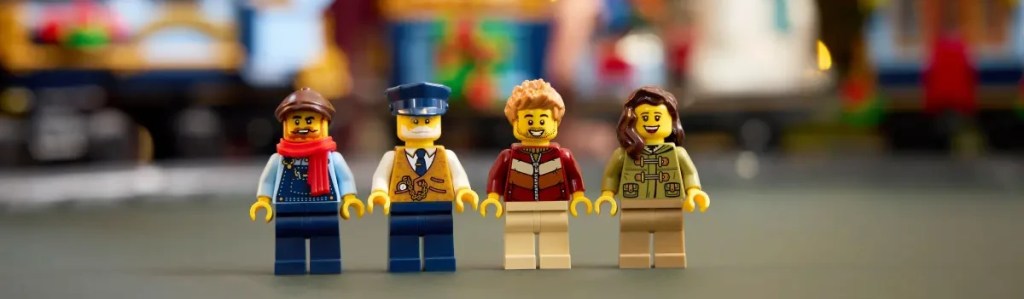 A group of lego figures
